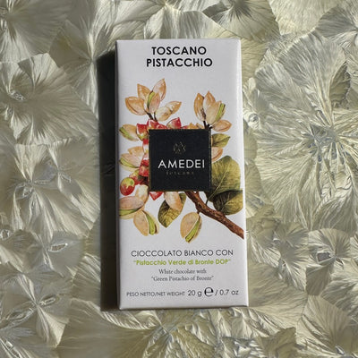 Amedei "Toscano Pistacchio" White Chocolate with Pistachios 20g Mini Bar