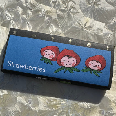 Zotter Strawberry Mousse Filled White Chocolate Bar