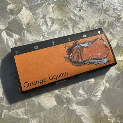 Zotter Orange Liqueur Ganache Filled Milk Chocolate Bar