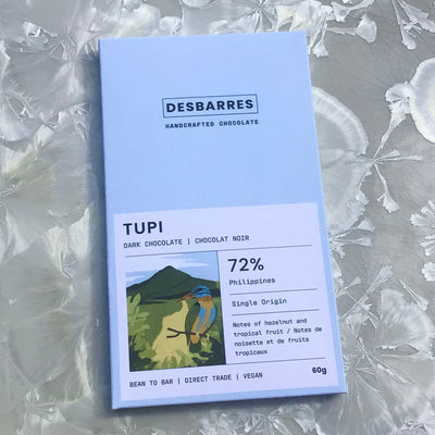 DesBarres Tupi, Philippines 72% 60g Bar
