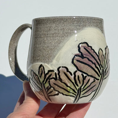 Maaike Charron 12oz Round Mug with Kale #N2649