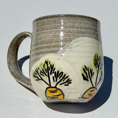 Maaike Charron 12oz Round Mug with Carrots #N2605