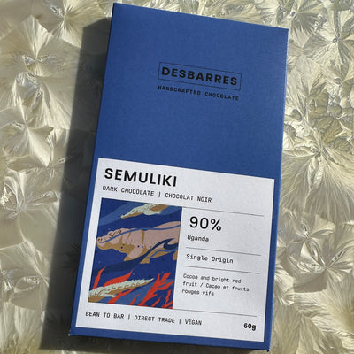 DesBarres Semuliki Forest, Uganda 90% Dark Chocolate Bar