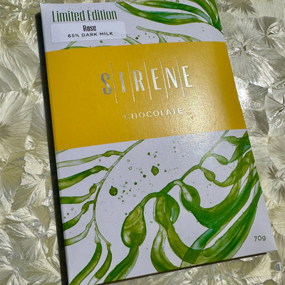 Sirene 65% Dark Milk Chocolate with Rose