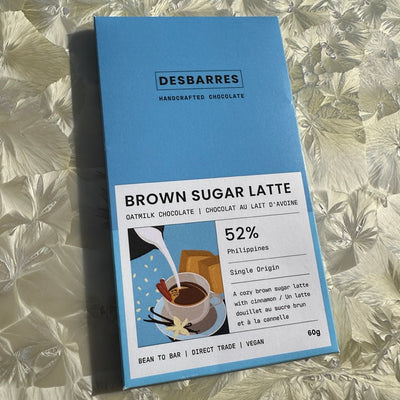 DesBarres Brown Sugar Latte Oatmilk Chocolate Bar
