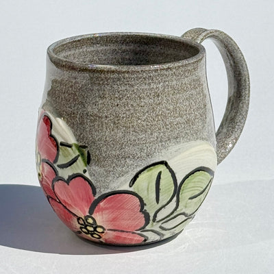 Maaike Charron Round Flower Mug with Wild Roses #N2727