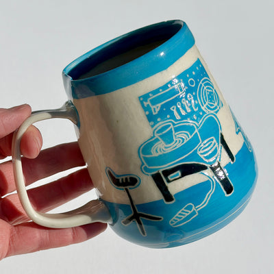 Heather Sproat 16oz Pottery Studio Mug #M1376