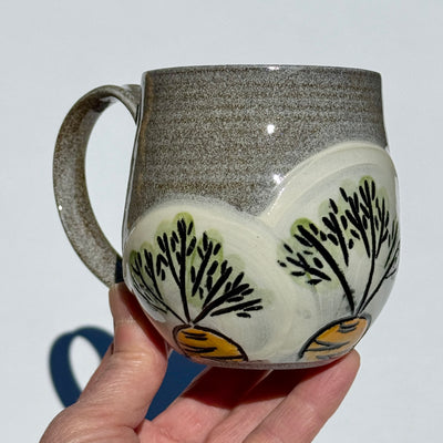 Maaike Charron 12oz Round Mug with Root Veggies #N2607