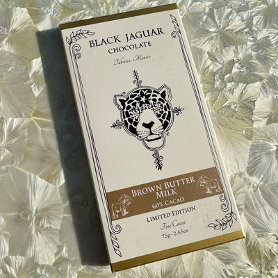 Black Jaguar Brown Butter Milk 60% Chocolate Bar