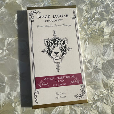 Black Jaguar Mayan Traditional Blend 77% Dark Chocolate Bar