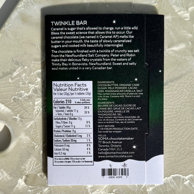 Soma "Twinkle" NL Sea Salt on Caramel Milk Chocolate