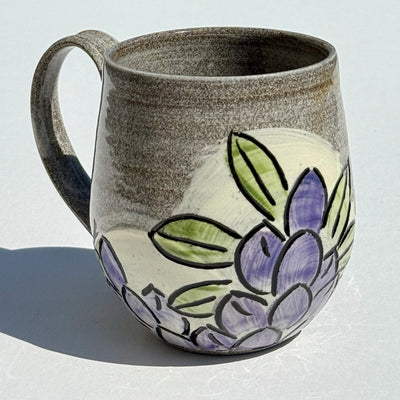 Maaike Charron Round Flower Mug with Lupines #N2719
