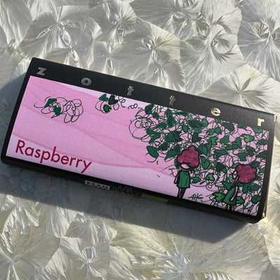 Zotter Raspberry Ganache Filled Dark Chocolate Bar