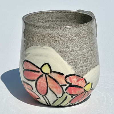 Maaike Charron Round Flower Mug with Echinacea #N2115