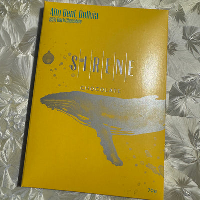 Sirene Chocolate Alto Beni, Bolivia 85% Dark Chocolate