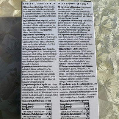 Lakritsfabriken Sweet & Salty Liquorice Syrup Giftbox