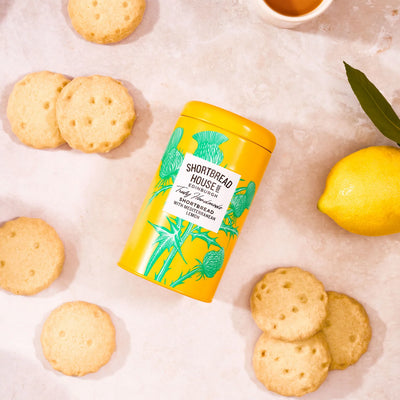 Mediterranean Lemon Shortbreads from Shortbread House of Edinburgh Short Tin