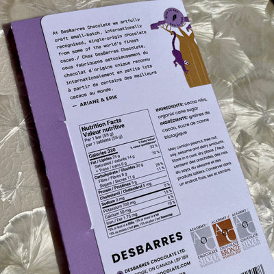 DesBarres Ambanja, Madagascar 85% 60g Bar