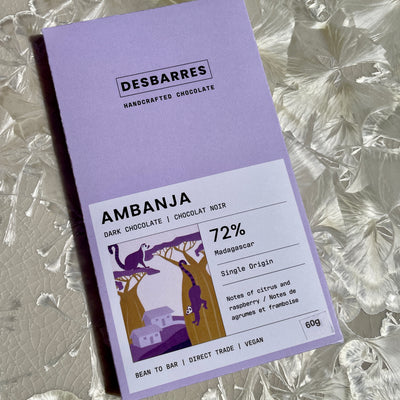 DesBarres Ambanja, Madagascar 72% 60g Bar