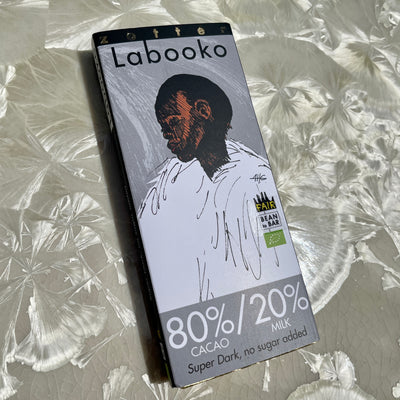 Zotter Labooko No Sugar 80% Cacao 20% Milk Chocolate Bar