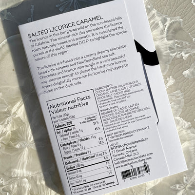 Soma Salted Liquorice Caramel Bar