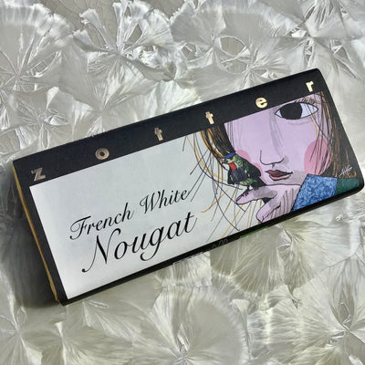 Zotter French White Nougat Filled Milk Chocolate