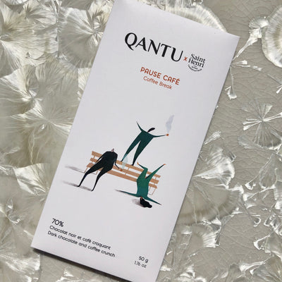 Dark Chocolate 70% "Pause Café" Coffee Break Bar