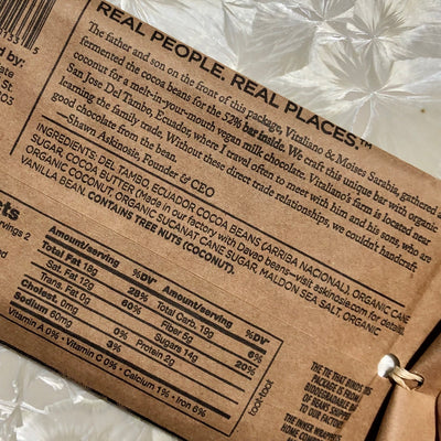 Askinosie Coconut Milk Bar Front