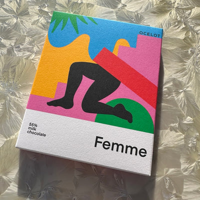 Ocelot Femme 55% Dark Milk Chocolate Bar