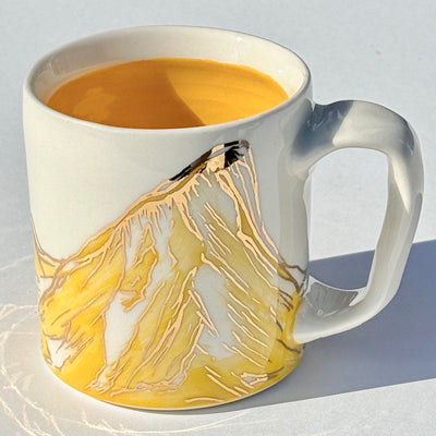 Astrid Kruse 12oz Yellow Mountain Mug #M1499