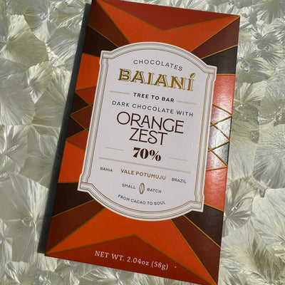 Baiani Orange Zest 70% Dark Chocolate