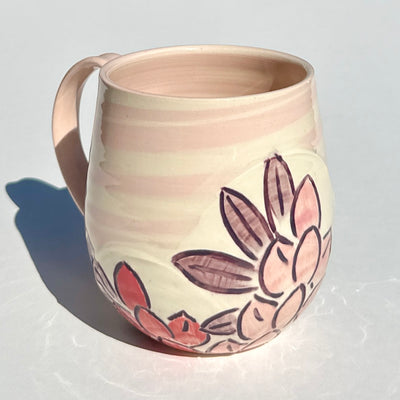 Maaike Charron 12oz Pink Lupine Mug #f1024