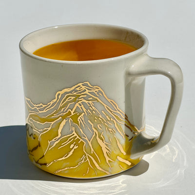 Astrid Kruse 14oz Yellow Mountain Mug #N1999