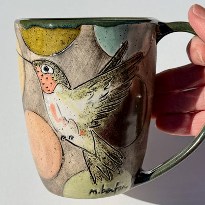 Marla Benton 14oz Hummingbird Mug #M1552