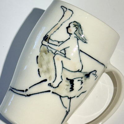 Bronwyn Arundel 16oz Ostrich Rider Mug #M1681