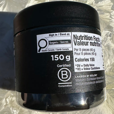 Lakrids by Bülow "1" Sweet Black Liquorice