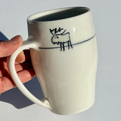 Bronwyn Arundel 16oz Moose Rider Mug #M1601