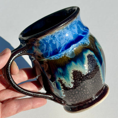 16oz Rimmed Northern Night Mug #N2433