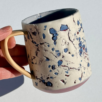 Rachael Kroeker 12oz Purple & Blue Grog Pop Mug #M1578