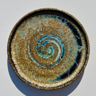 Party Plate with Black Beach Sand from Western Beach, Burgeo, Newfoundland #N2843