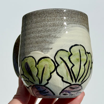 Maaike Charron 10oz Round Mug with Root Veggies #N2556