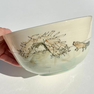 Bronwyn Arundel "At the Lake" Large Serving Bowl #f1051