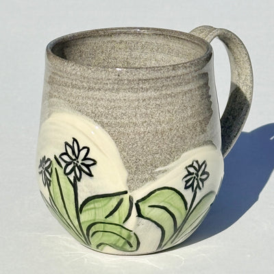 Maaike Charron 12oz Round Flower Mug with Starflowers #M1642