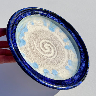 Alexis Templeton Shallow Bowl with Beach Sand from Salmon Cove Sands #LX029