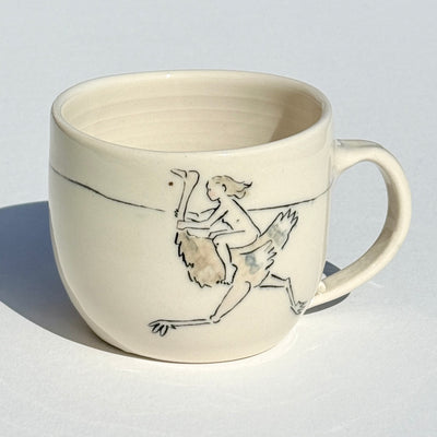 Bronwyn Arundel 10oz Ostrich Rider Mug #M1672