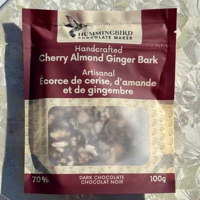 Hummingbird Chocolate Cherry Almond and Ginger Bark