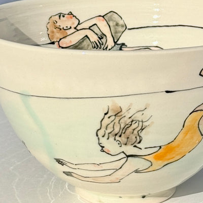 Bronwyn Arundel Large Swimmer Bowl #LX031