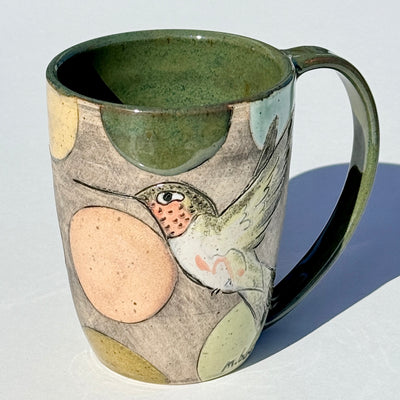 Marla Benton 14oz Hummingbird Mug #M1543