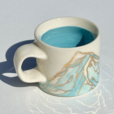 Astrid Kruse 3-4oz Sky Blue Espresso Cup #M1513