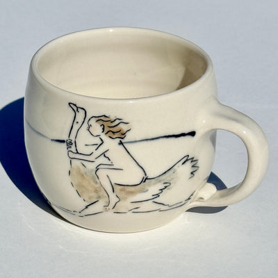 Bronwyn Arundel 12oz Ostrich Rider Mug #M1659